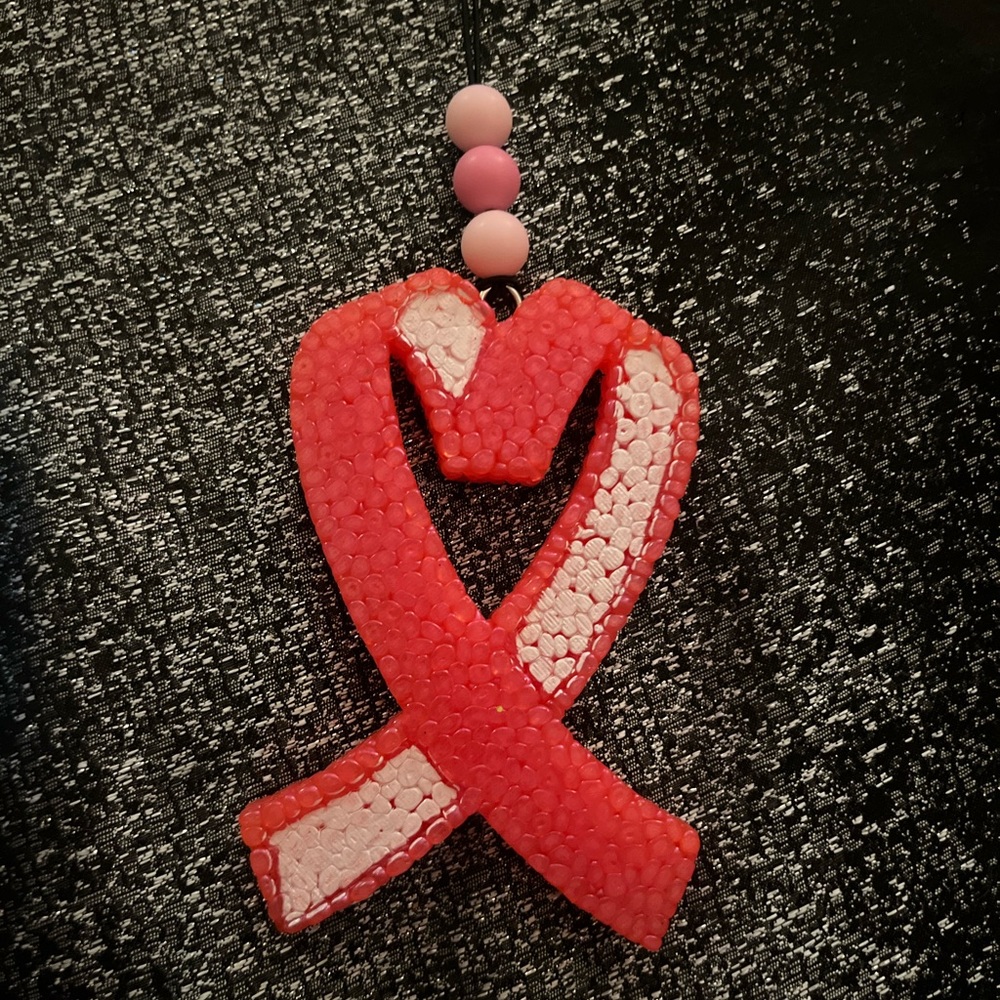 Cancer Ribbon Car Freshie